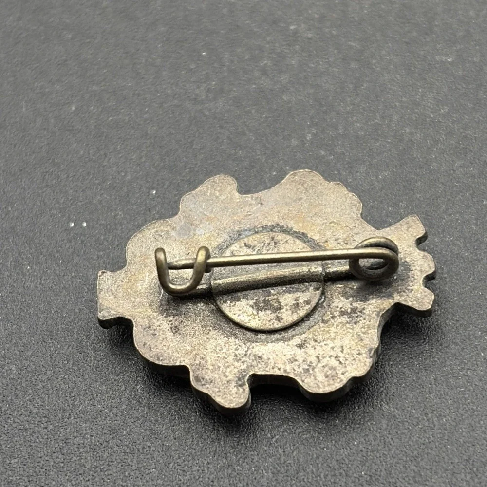Vintage Roma Rome Italy Shield Crest European Country Europe Lapel‎ Hat Pin